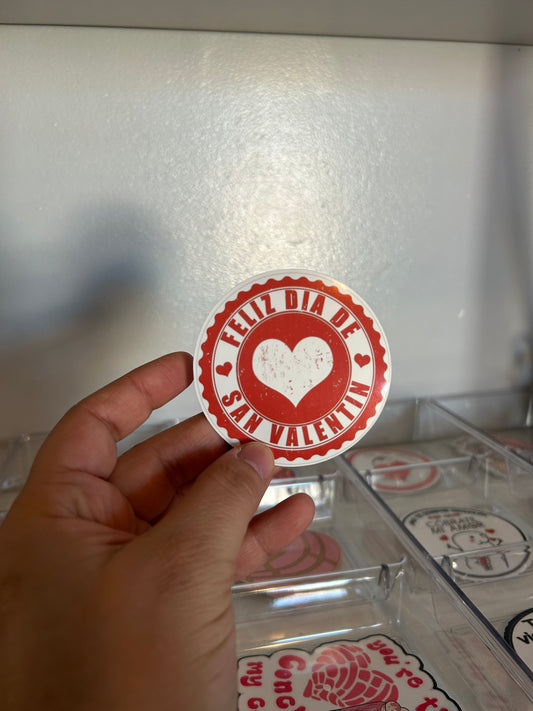 Valentines Day Stickers #011 (3 stickers per order)