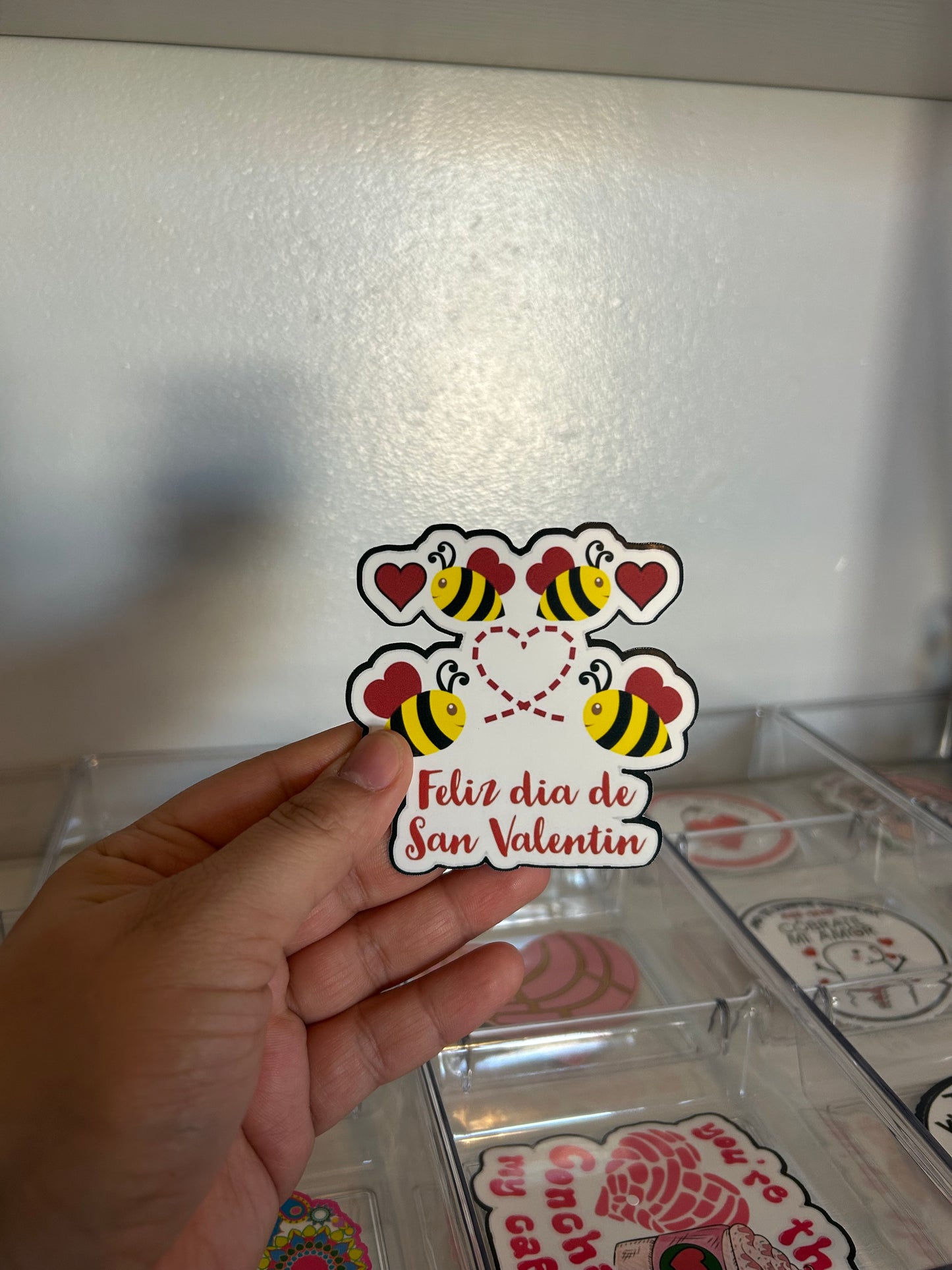 Valentines Day Stickers #008 (3 stickers per order)
