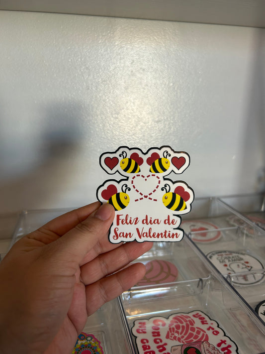 Valentines Day Stickers #008 (3 stickers per order)
