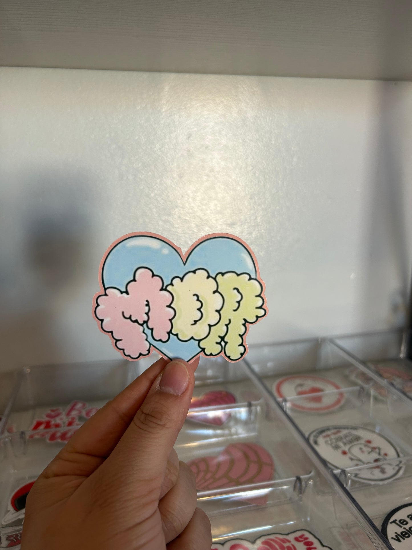 Valentines Day Stickers #019 (3 stickers per order)