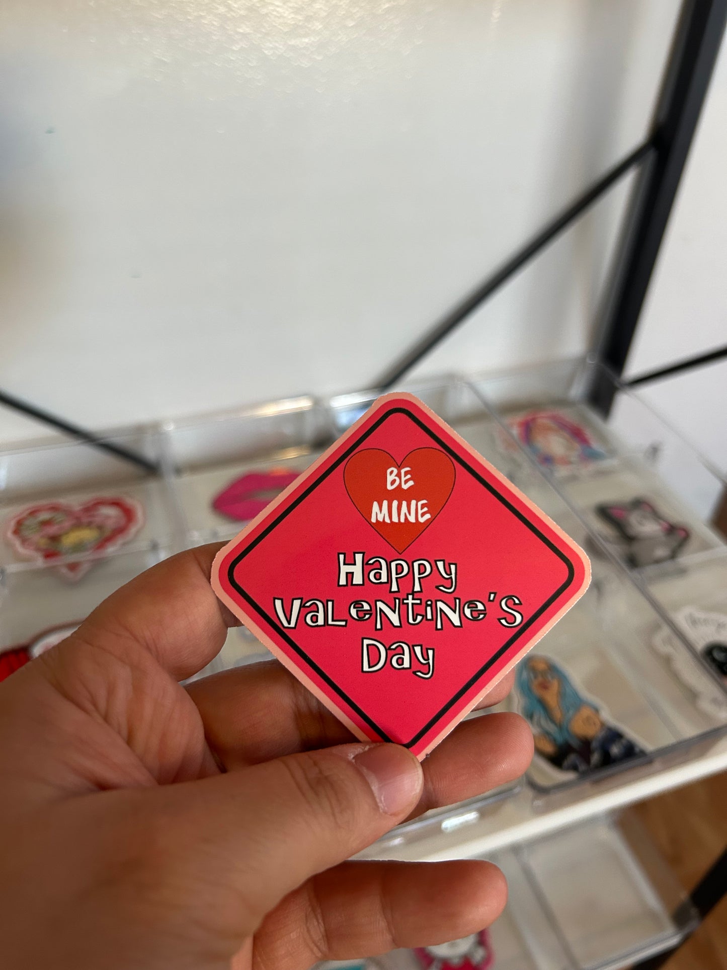 Valentines Day Stickers #021 (3 stickers per order)