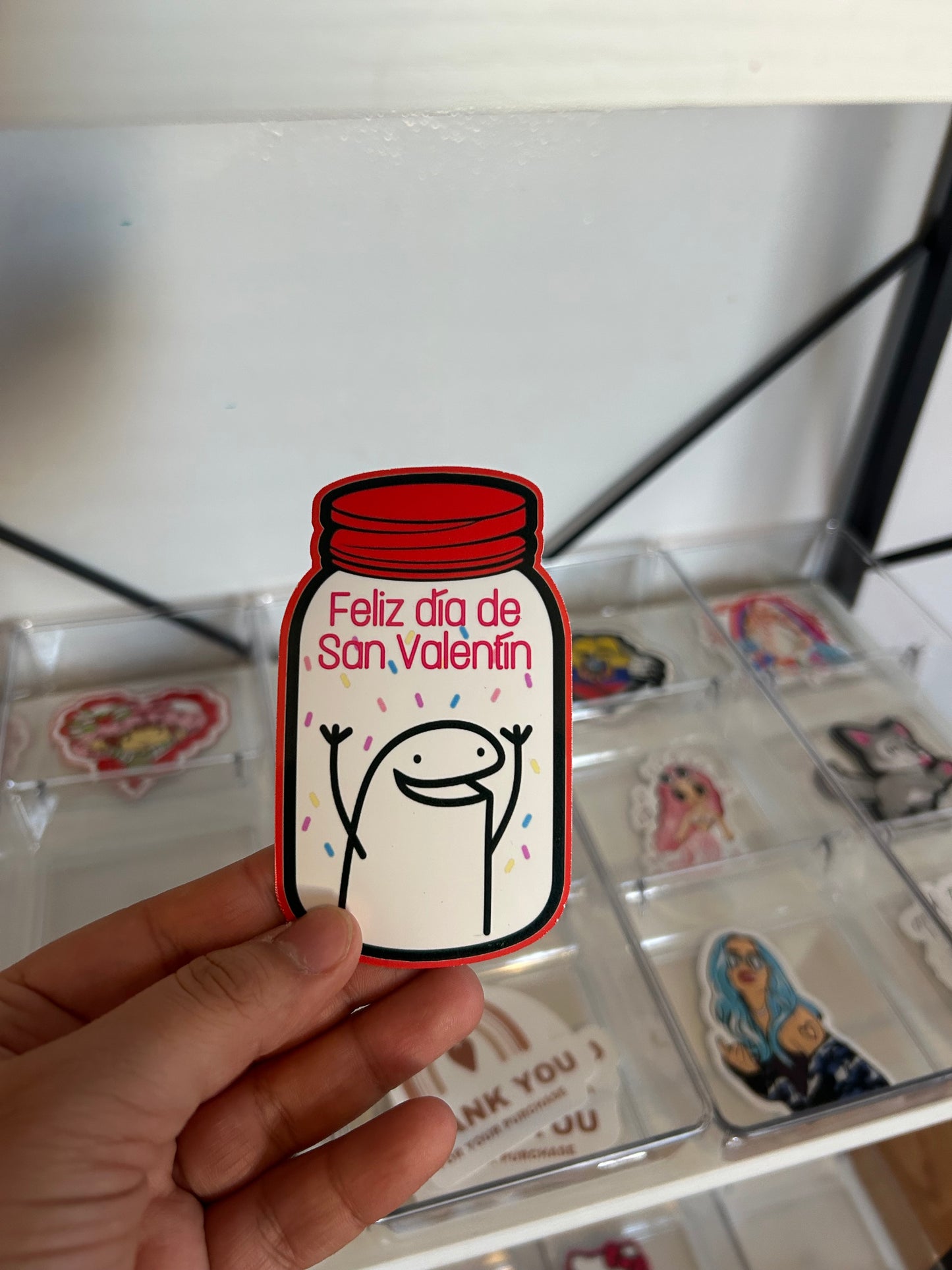 Valentines Day Stickers #024 (2 stickers per order)