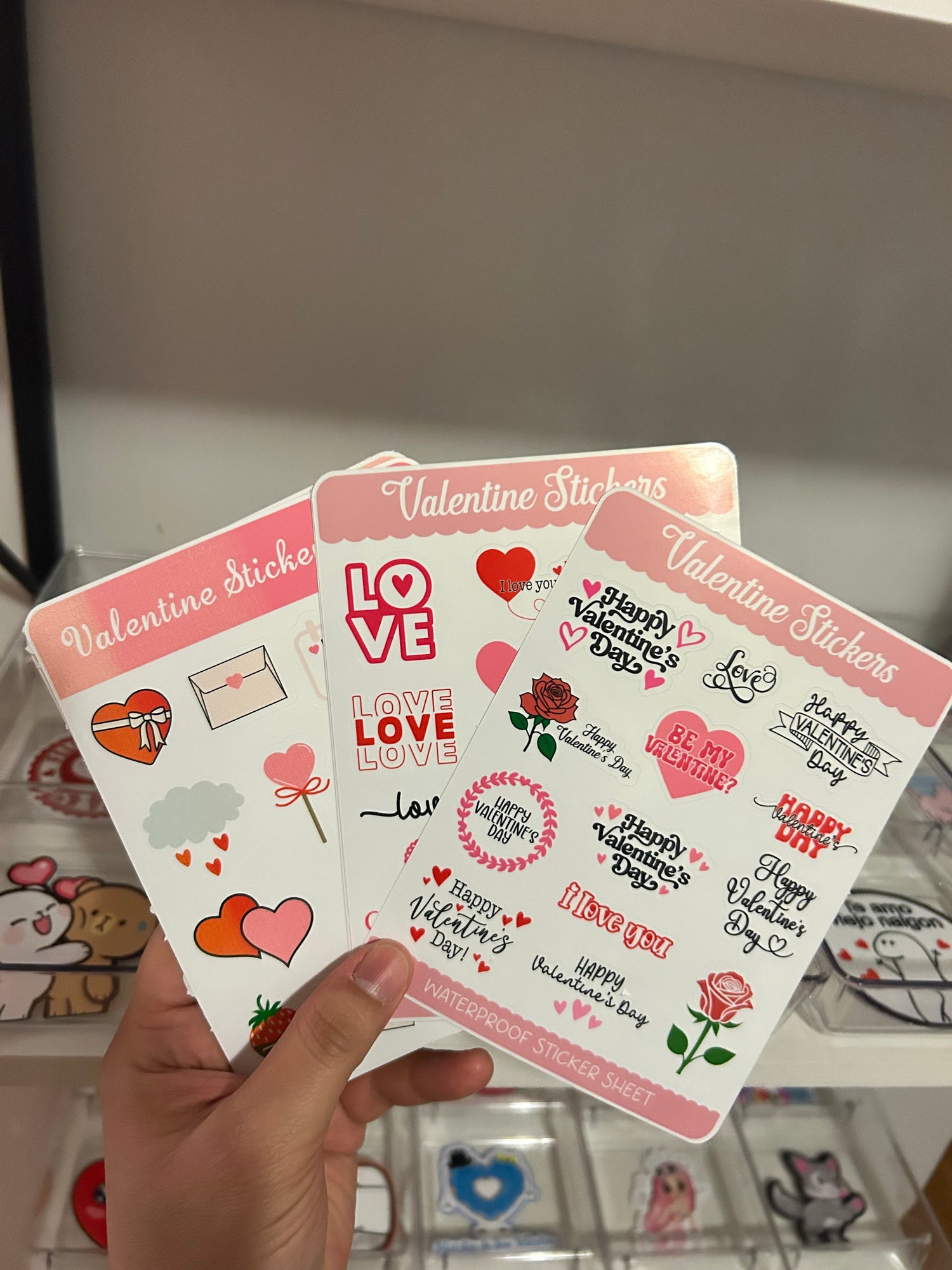 Happy Valentines Day Stickers