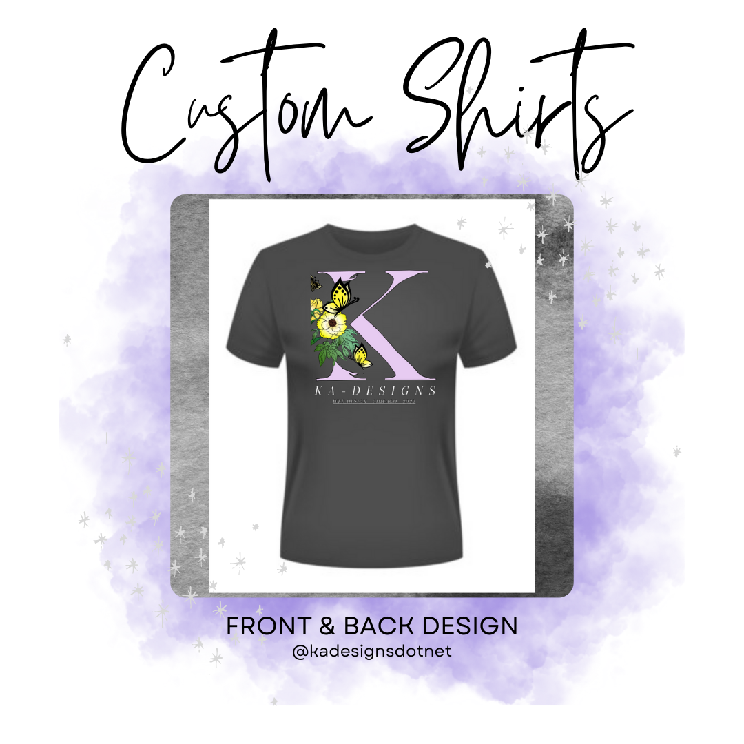 Custom Shirts - Front & Back prints