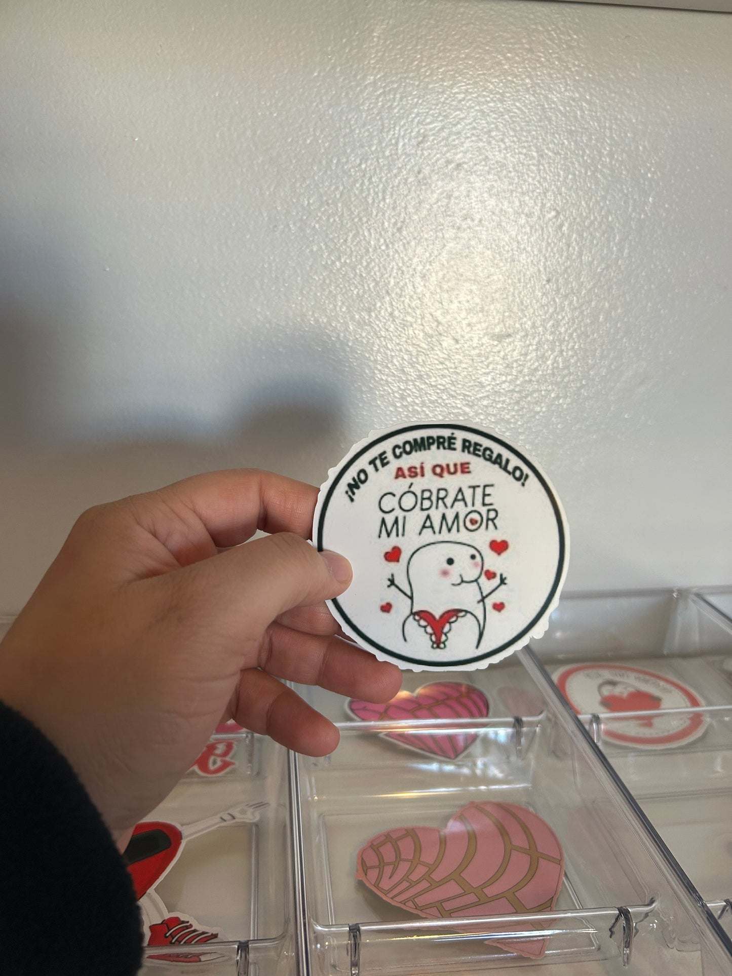 Valentines Day Stickers #016 (3 stickers per order)