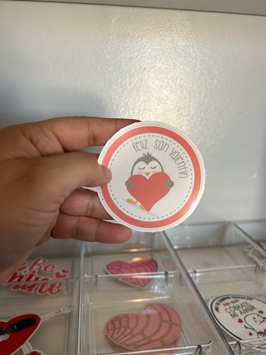 Valentines Day Stickers #018 (3 stickers per order)