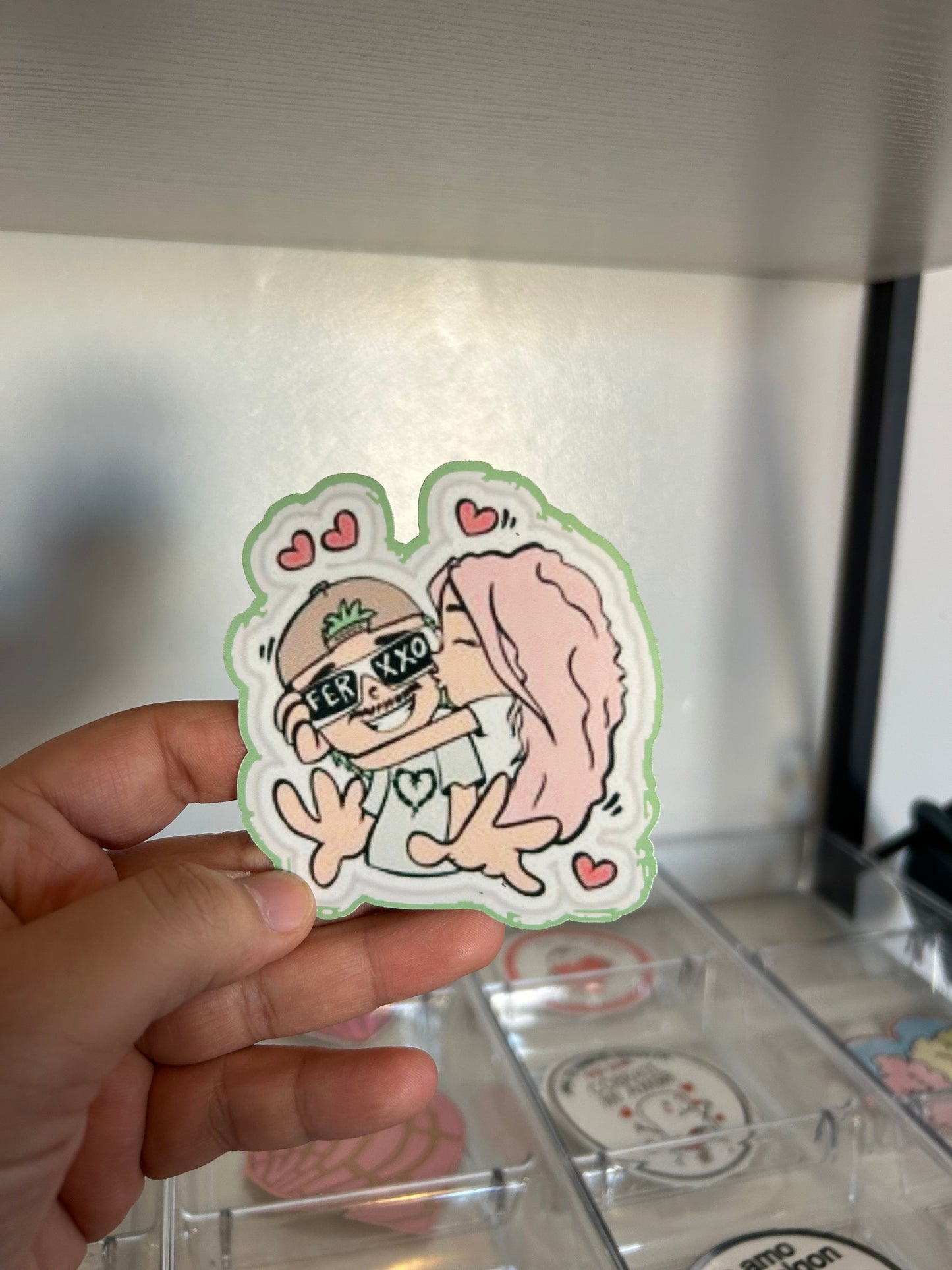 Valentines Day Stickers #023 (2 stickers per order)