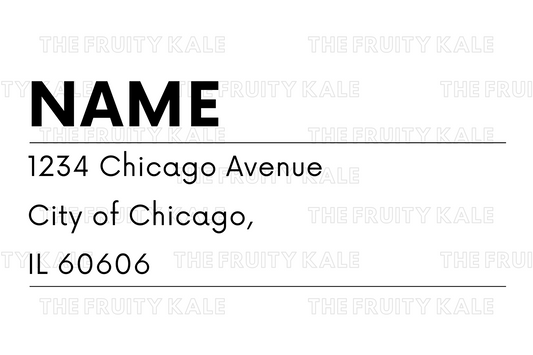 Return Address Label